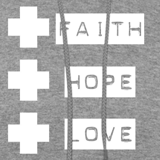 3 crosses , faith hope love