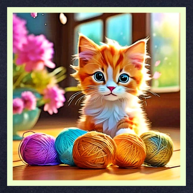 Cute Kitten Yarn