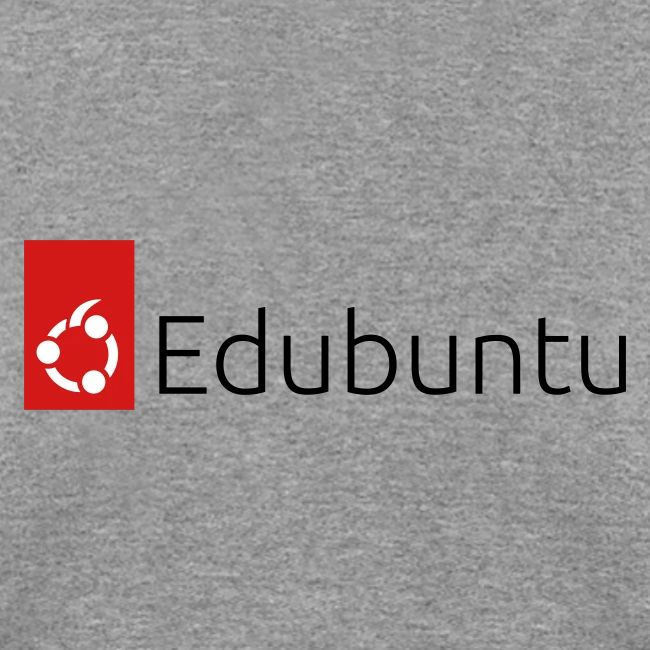 Edubuntu Logo 2023 - Black