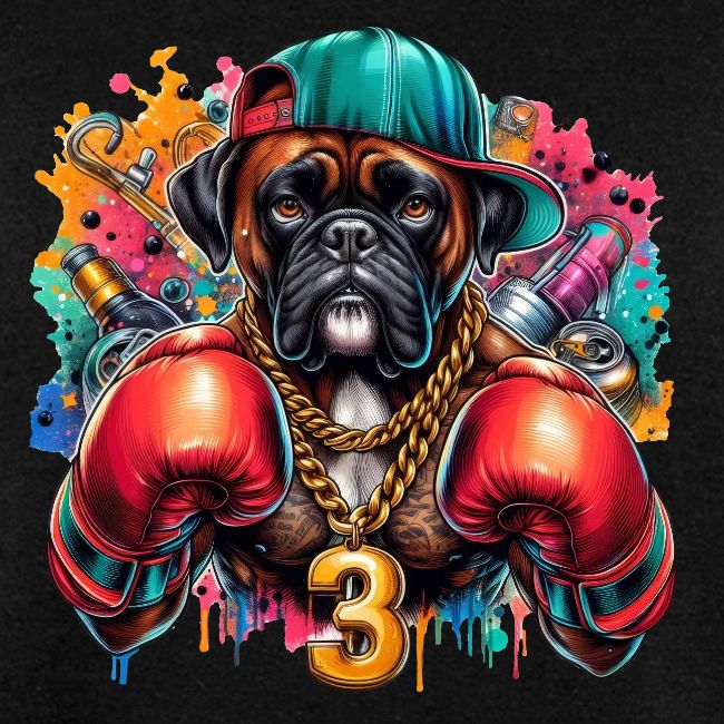 Boxer Dog Art
