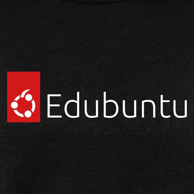Edubuntu Logo 2023 - White