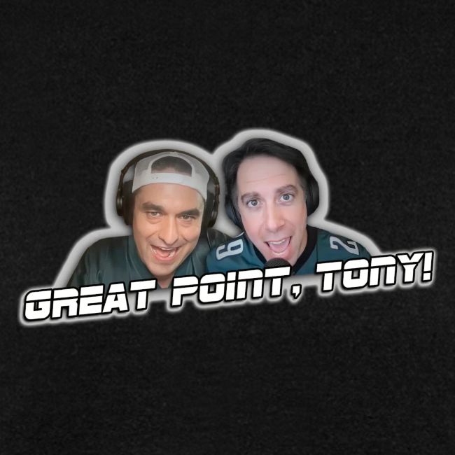 GREAT POINT, TONY! (with Fusco Show back)