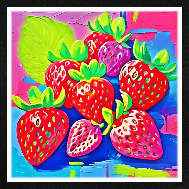 Pop Art Strawberries