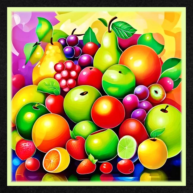 Vibrant Fruit Medley Art