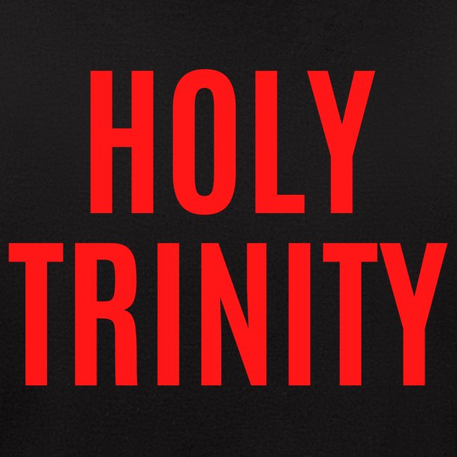 Holy Trinity (in red letters)