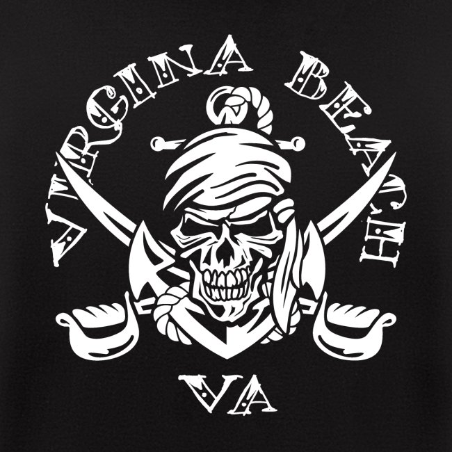 Virginia Beach, VA Pirate Skull Anchor and Swords