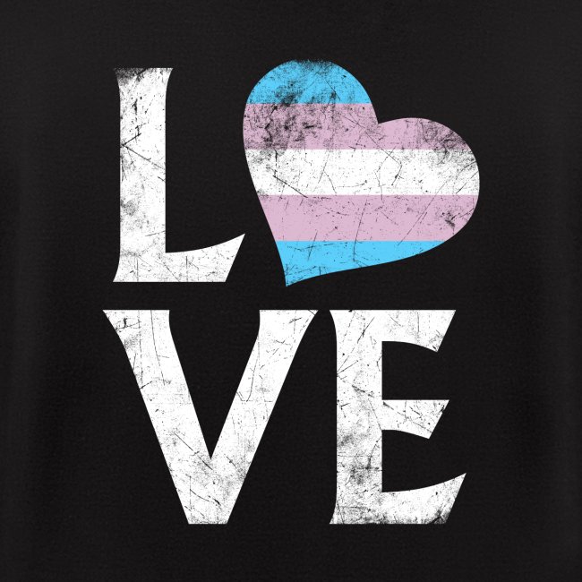Transgender Pride Stacked Love