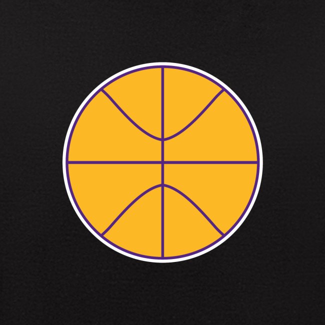 Basketball purple and gold