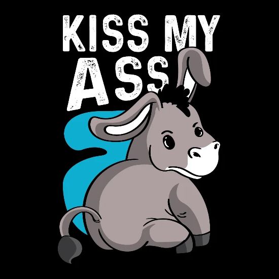 Kiss my Ass Funny Person Gift' Men's Zip Hoodie | Spreadshirt