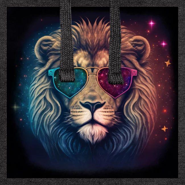 Jesus Lion of Judah wearing love glasses