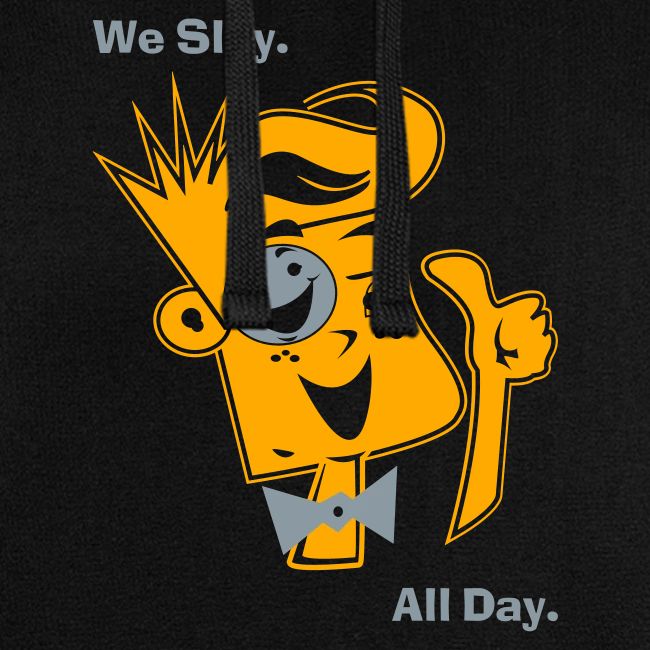We Slay All Day Shiny Shirt Metallic Silver & Gold