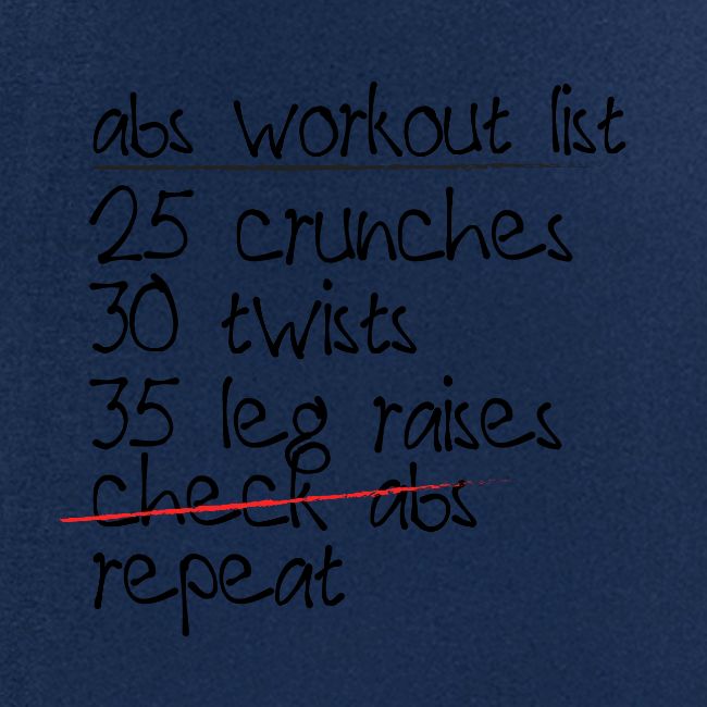 Abs Workout List