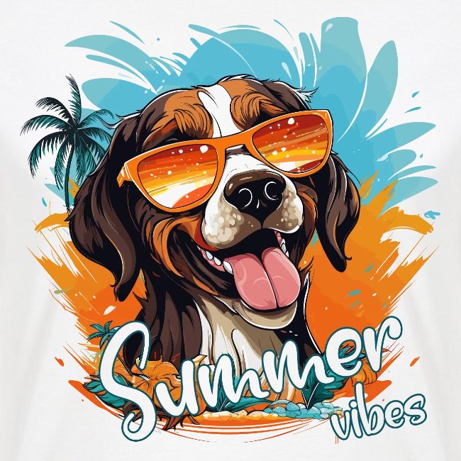 Funny Dog: Summer Vibes