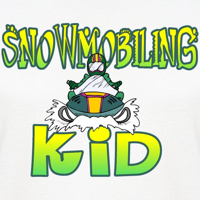 Snowmobiling Kid
