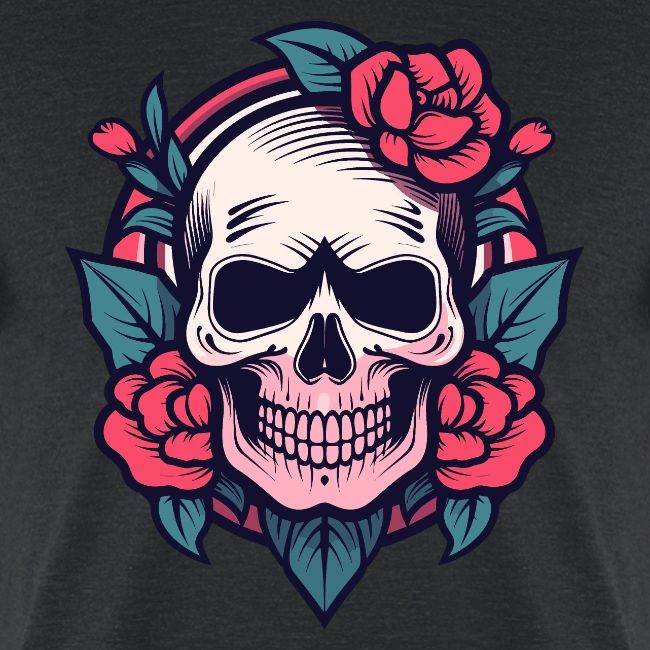 Rose Skull Tattoo