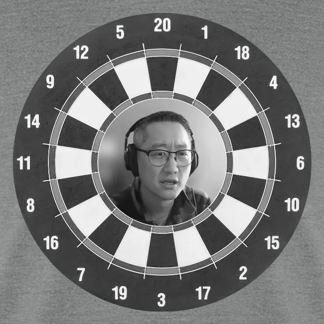 Producer Jay on a Dartboard