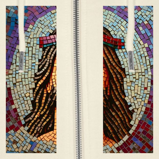 happy mosaic jesus