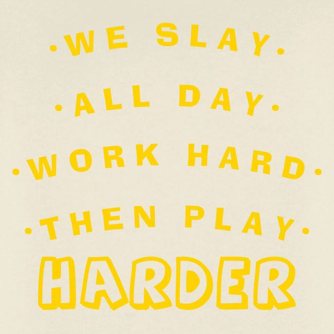 We Slay All Day Shiny Shirt Metallic Silver & Gold