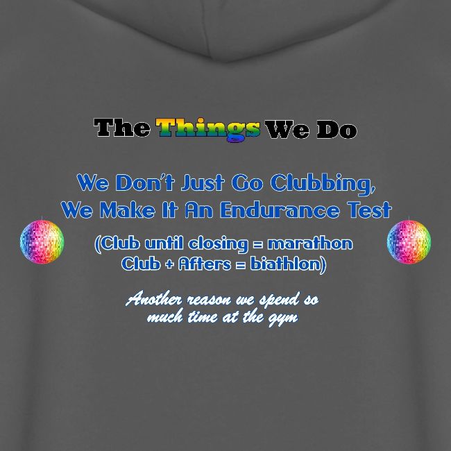 The Things We Do - Clubbing