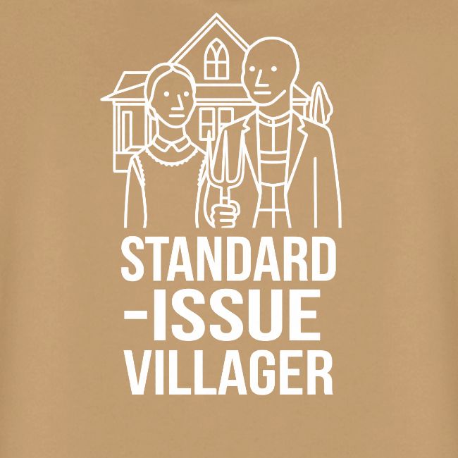 Standard-Issue Villagers (White on Color)