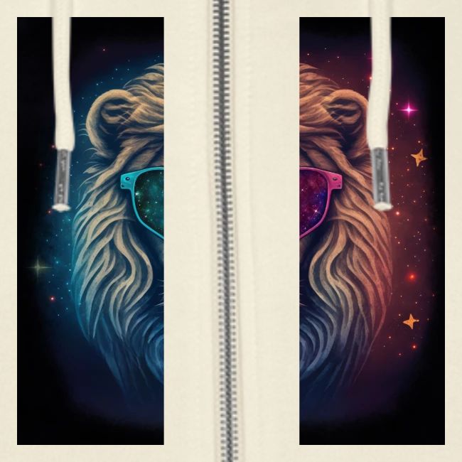 Jesus Lion of Judah wearing love glasses