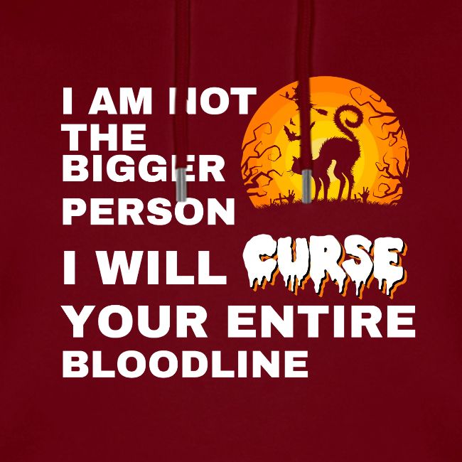 I am not the bigger person