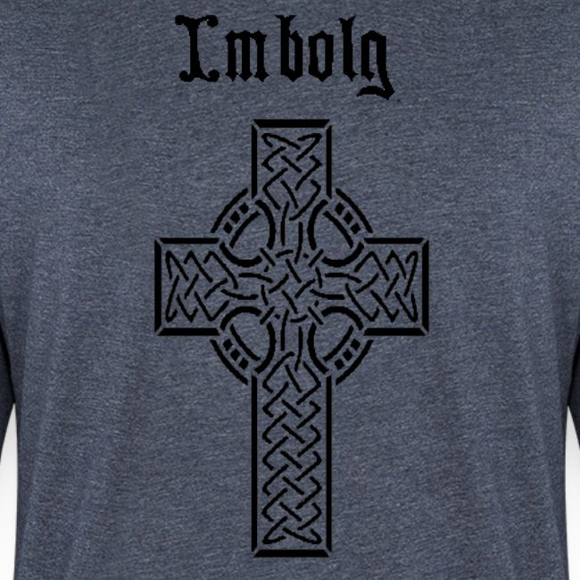 Imbolg Black Logo and Cross