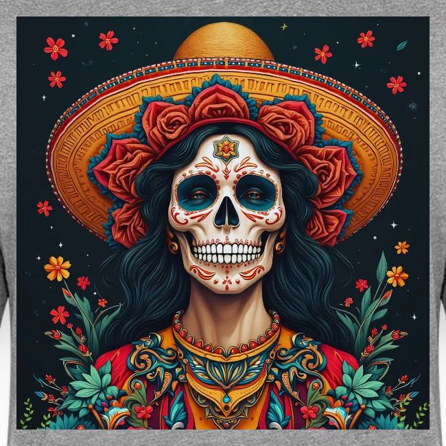 Charra Skull Art | Traditional Mexican Design