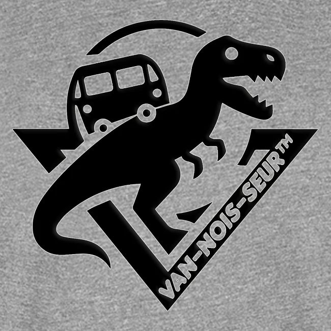 Dinosaur Fossil Camper Van Logo