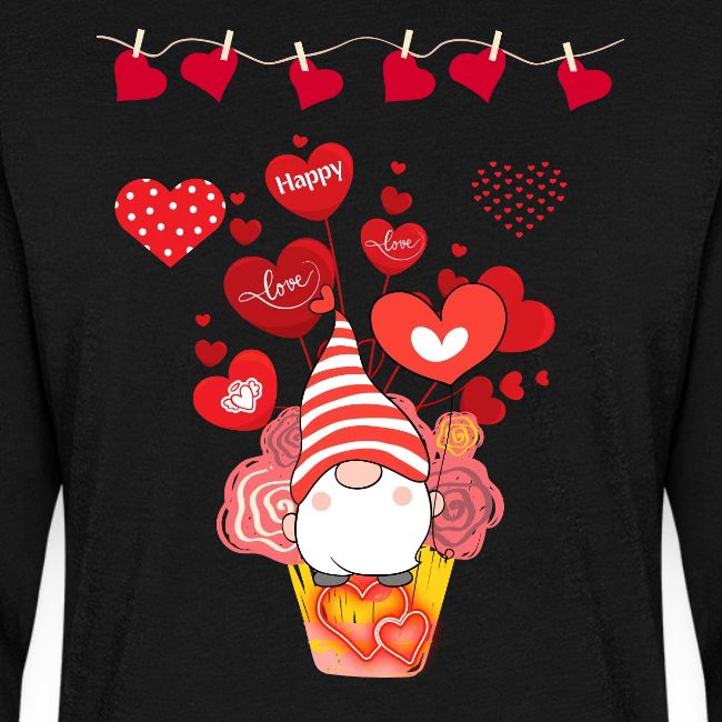 Design wrapped in love hearts, vibrating in love.