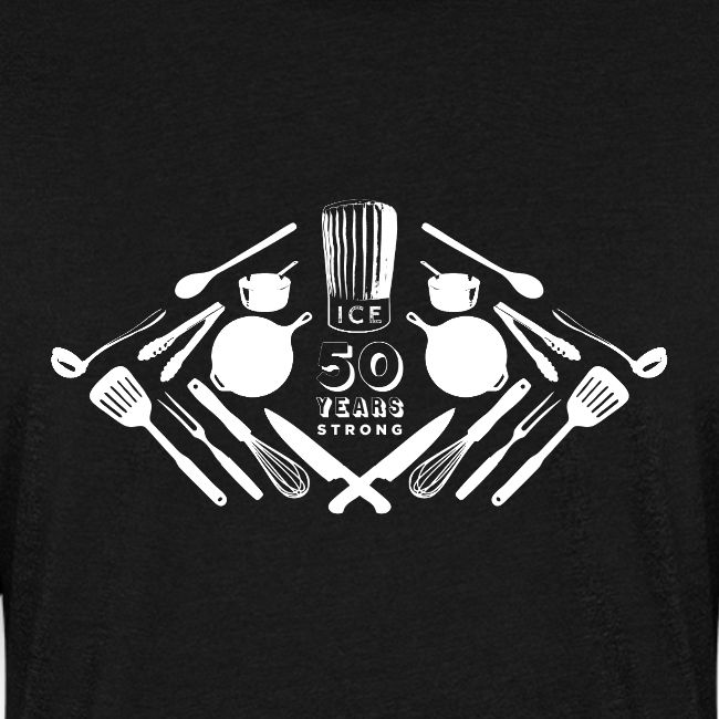 50th Anniversary Utensils - White Font