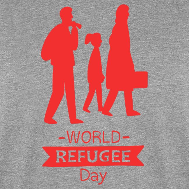 world refugee day red