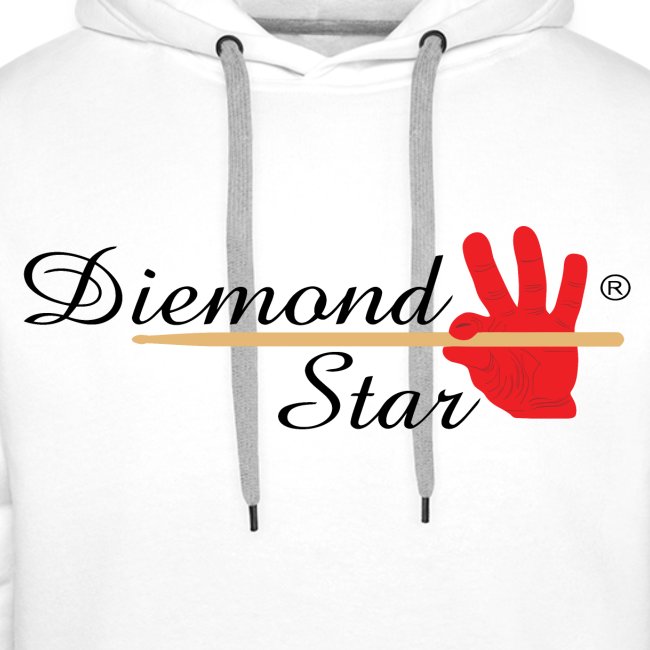 Diemond Star Logo Black Font