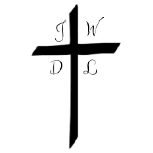 JW DL Cross - Men's Premium Hoodie