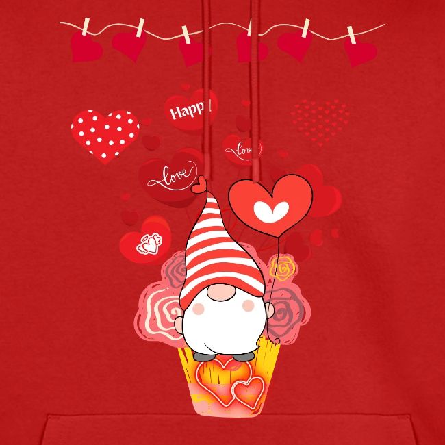 Design wrapped in love hearts, vibrating in love.