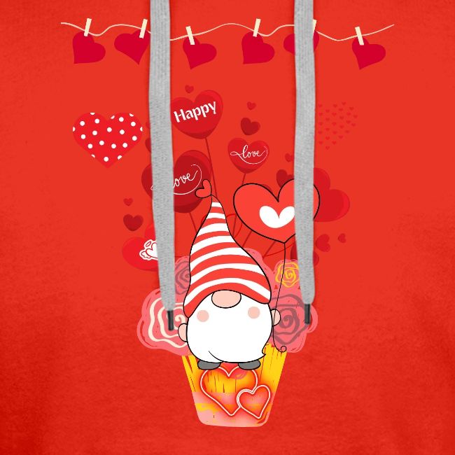 Design wrapped in love hearts, vibrating in love.