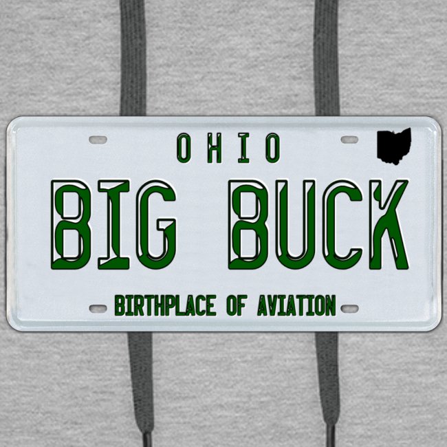 Ohio License Plate Big Buck Camo