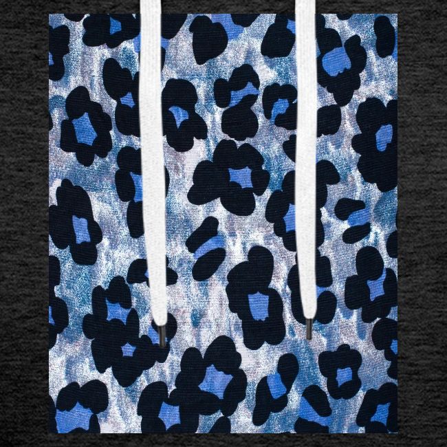 blue ank black leopard pattern