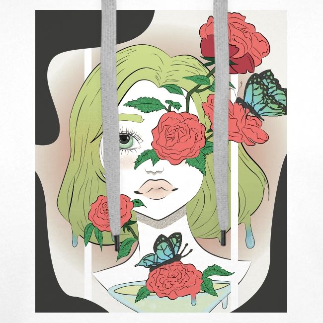 Girl with Rose Vine
