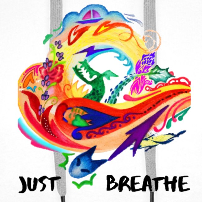 Just Breathe (Black Words)