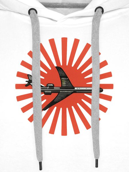 Red Sunburst plane Emblem