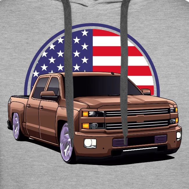 Silverado Truclk USA Flag