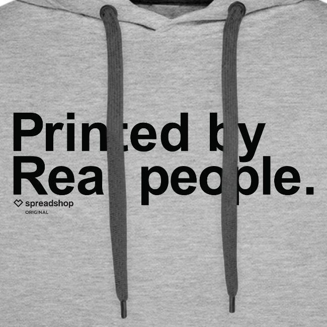 Printed in black