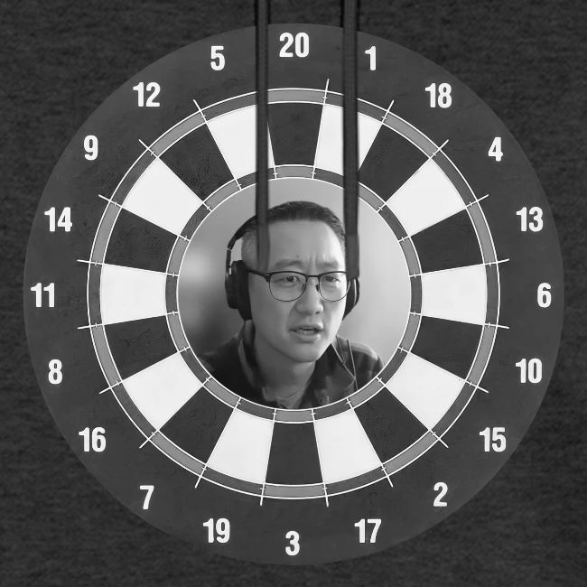 Producer Jay on a Dartboard