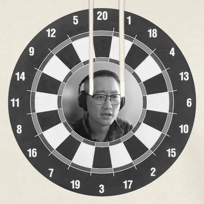 Producer Jay on a Dartboard