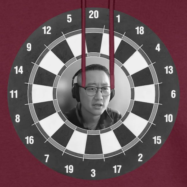 Producer Jay on a Dartboard