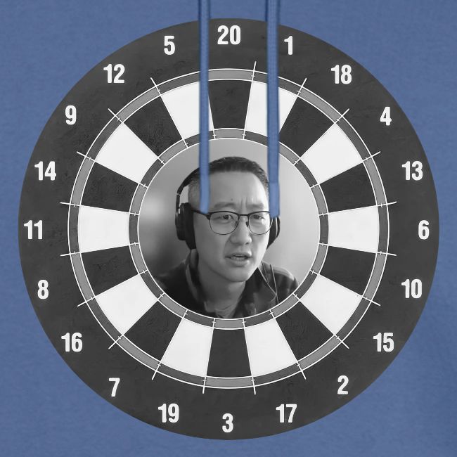 Producer Jay on a Dartboard