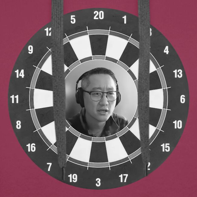 Producer Jay on a Dartboard