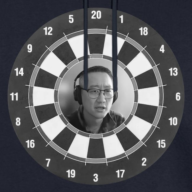Producer Jay on a Dartboard