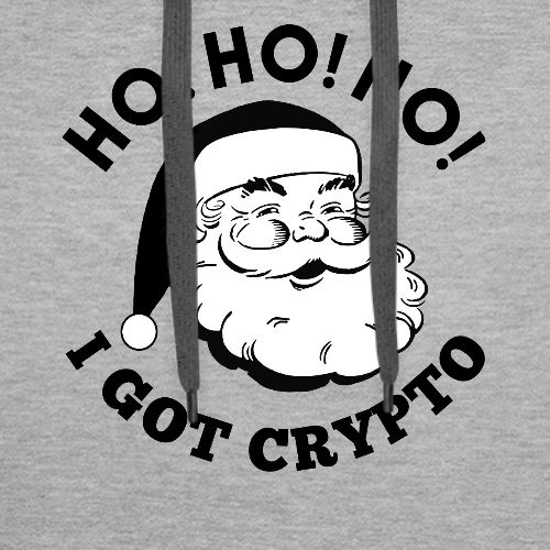 Ho Ho Ho I Got Crypto - Christmas Santa Clause - Men's Premium Hoodie